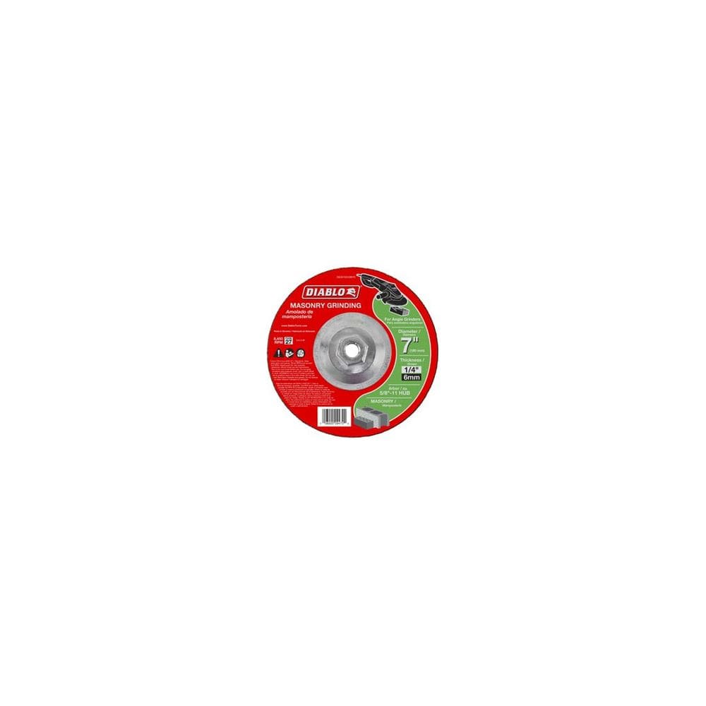 Disco de moagem Diablo 7” Tipo 27 6 mm de espessura 5/8”-11 Arbor