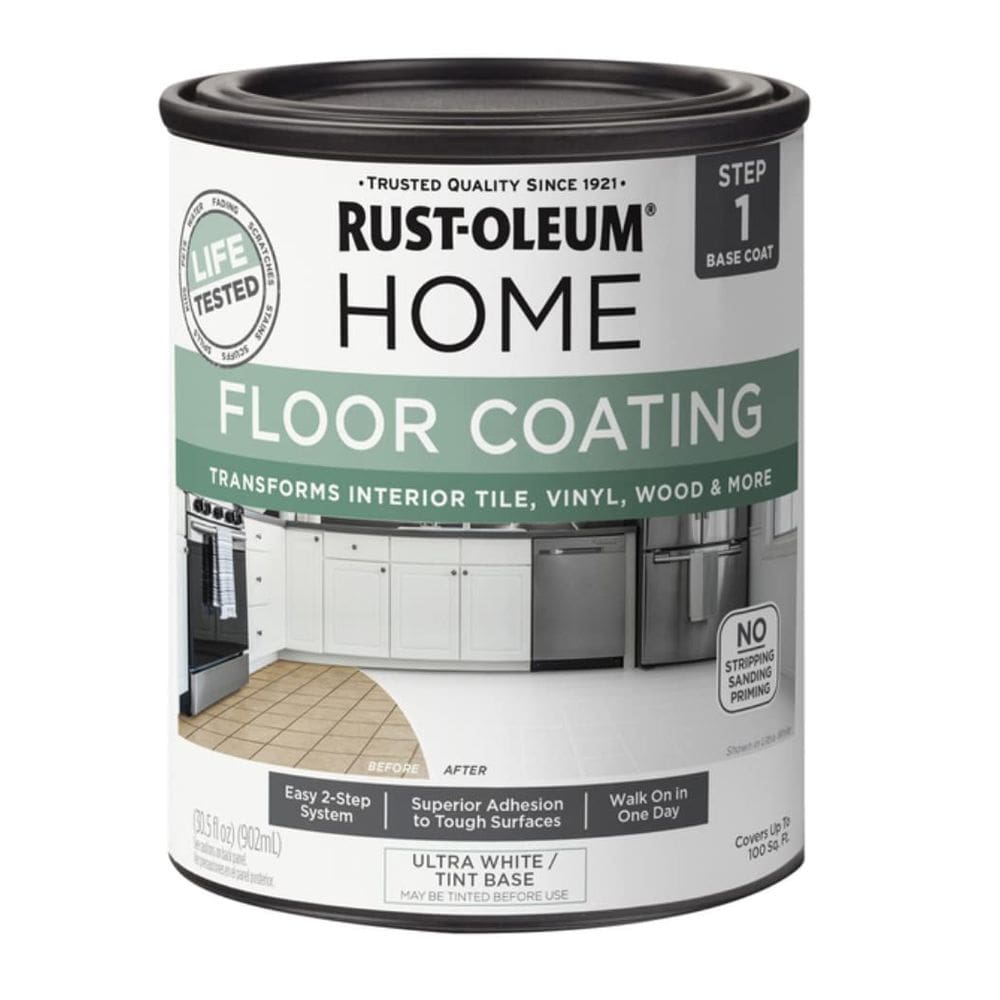 Revestimento de piso Rust-Oleum Home Ultra White Tint Base 946mL
