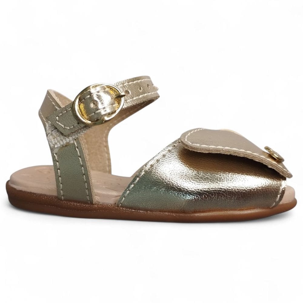 Sandalia Infantil Menina Molekinha Metalizada  2743.103