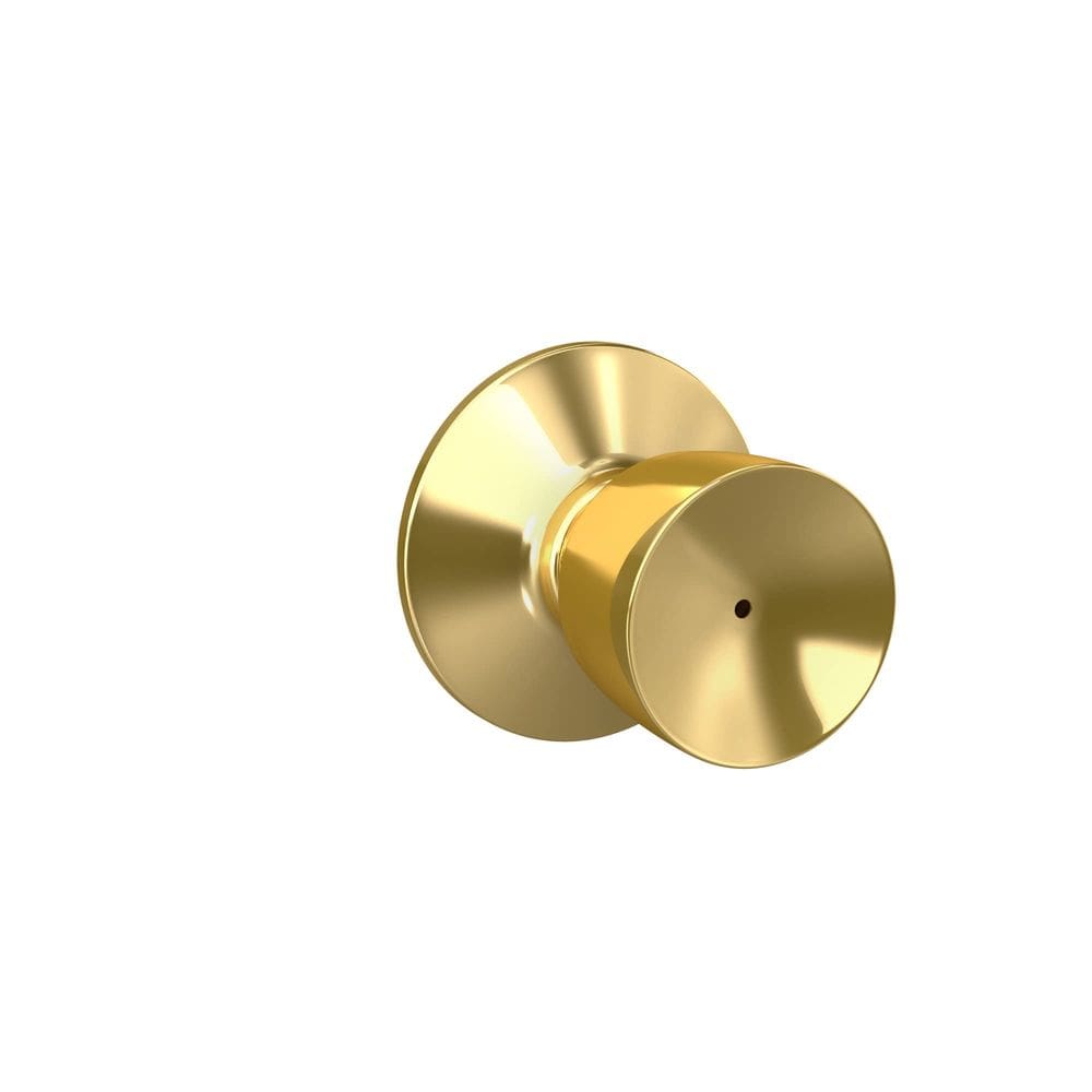 Maçaneta de porta SCHLAGE F40 V BEL 605 Privacy Lock em latão