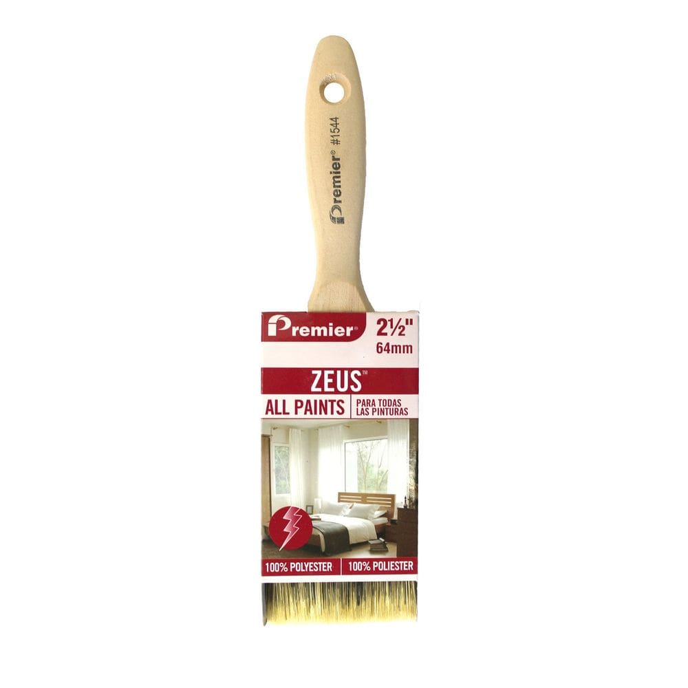 Pincel Premier Zeus Stiff Flat 6,35 cm de largura