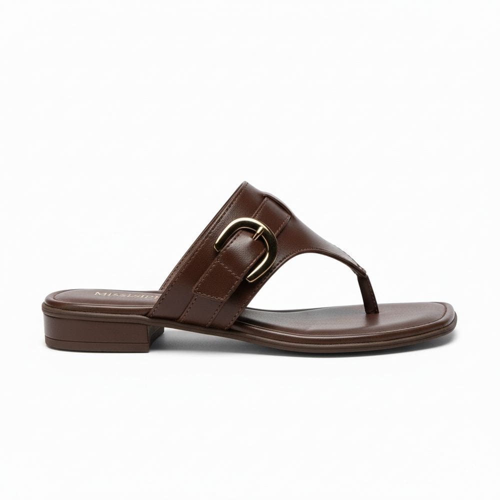 Tamanco Feminino Mississipi De Dedo Salto Bloco MF892