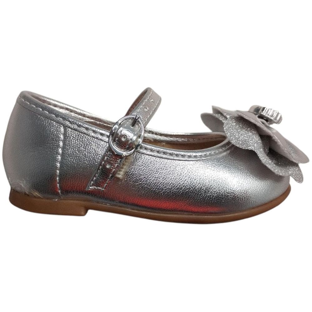 Sapatilha Infantil Molekinha Metalizada Laço 2106.1062