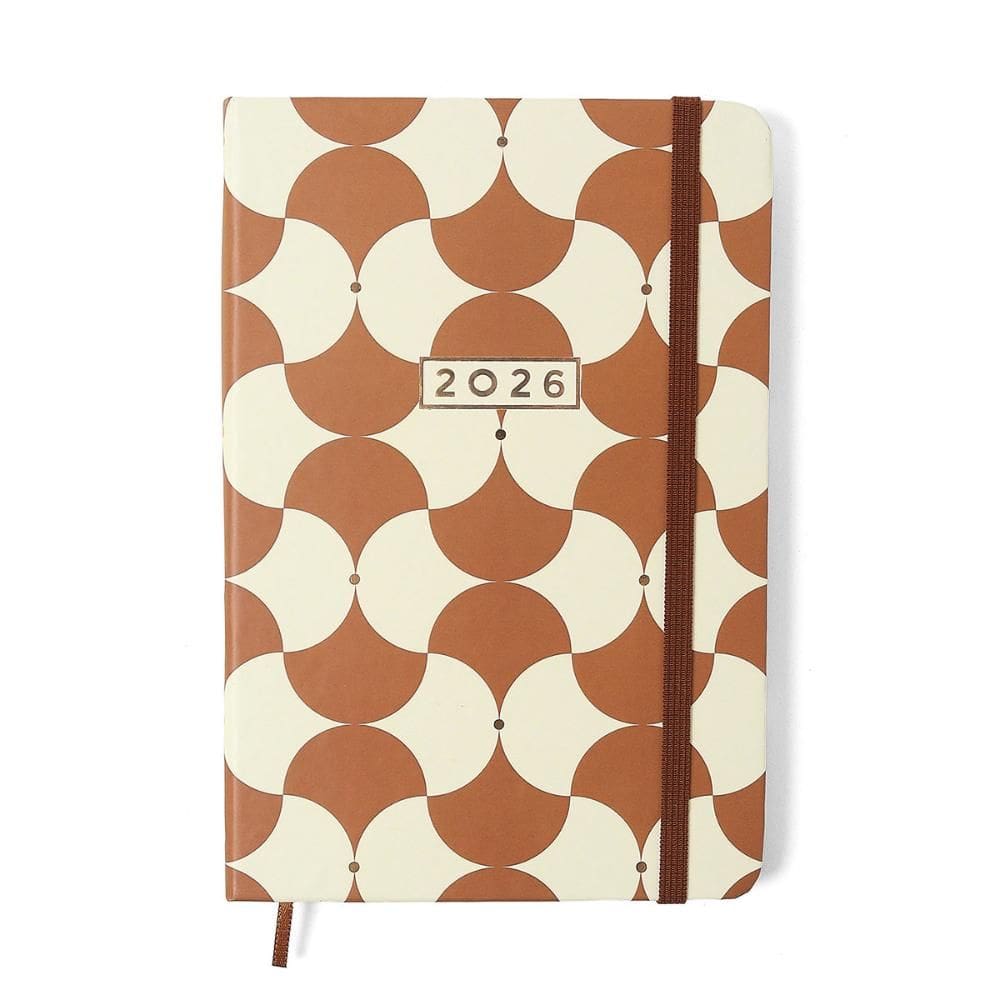 Agenda planner semanal 14x21 Boemia Caramelo 2026 Cicero