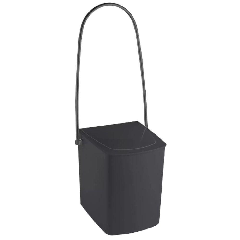 Lixeira 24x25,5x62,5cm Alça Longa Black - 1155 - Cris-metal Lixeira 24x25,5x62,5cm Alca Longa Black 1155 Cris Metal