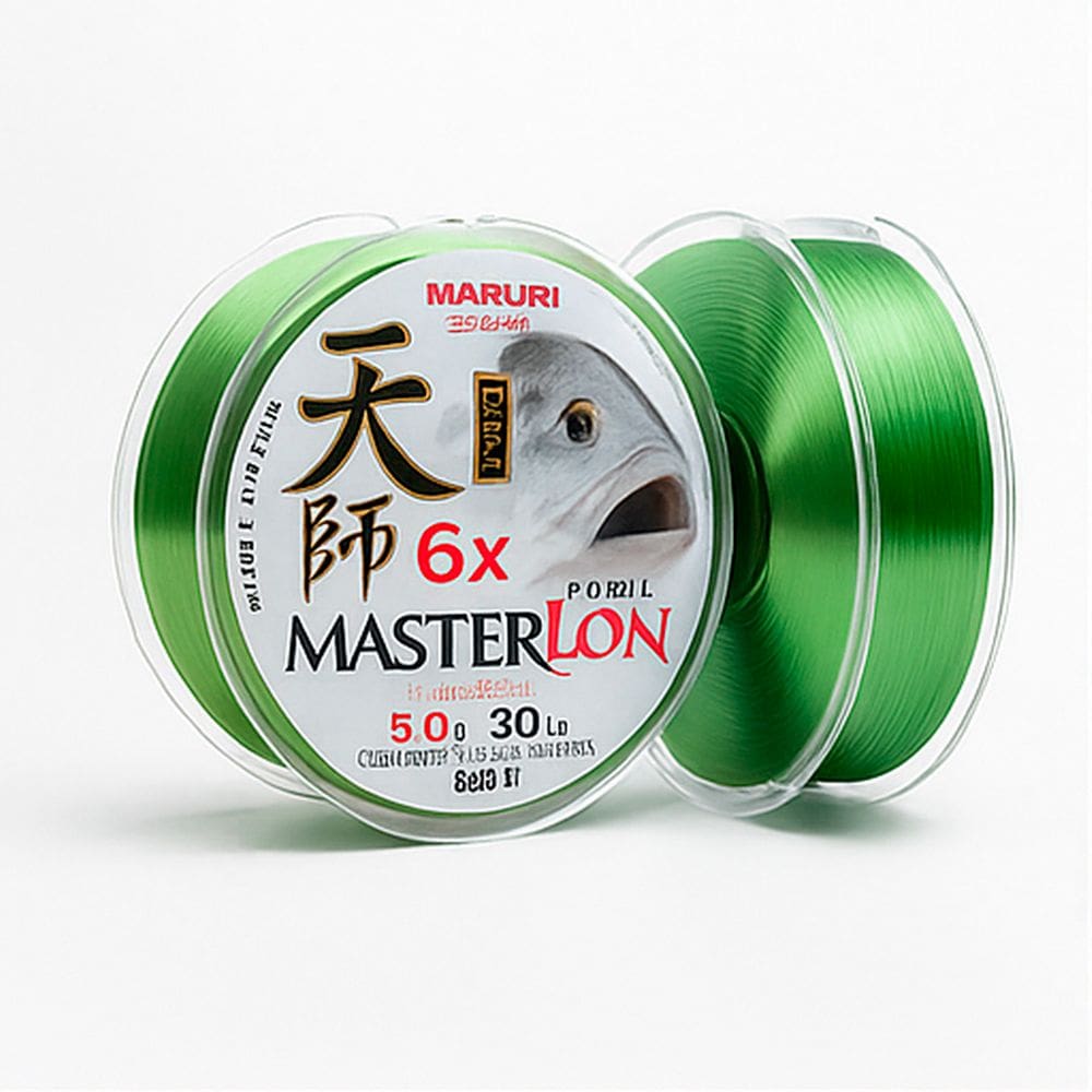 Linha Maruri Master Lon Monofilamento 300m Verde 0.37mm 30lb 13,54kg
