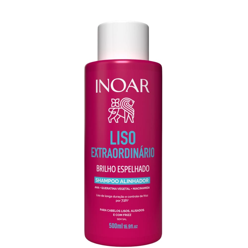 Inoar liso extraordinário shampoo alinhador 500ml
