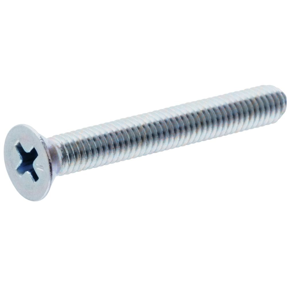 Parafuso de máquina Hillman 10-24 x 7,5 cm Flat Head Zinc, pacote com 100