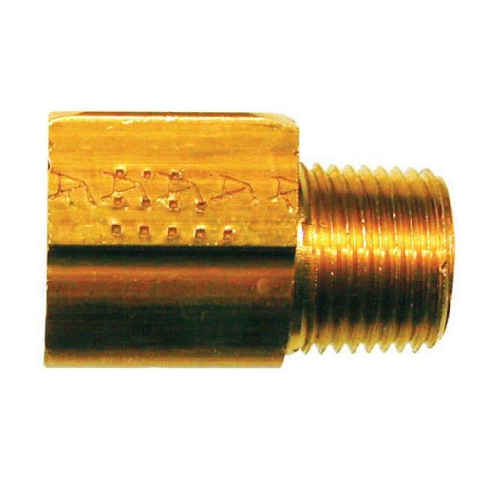 Cotovelo invertido em latão JMF 1/4” Flare x 1/8” MPT