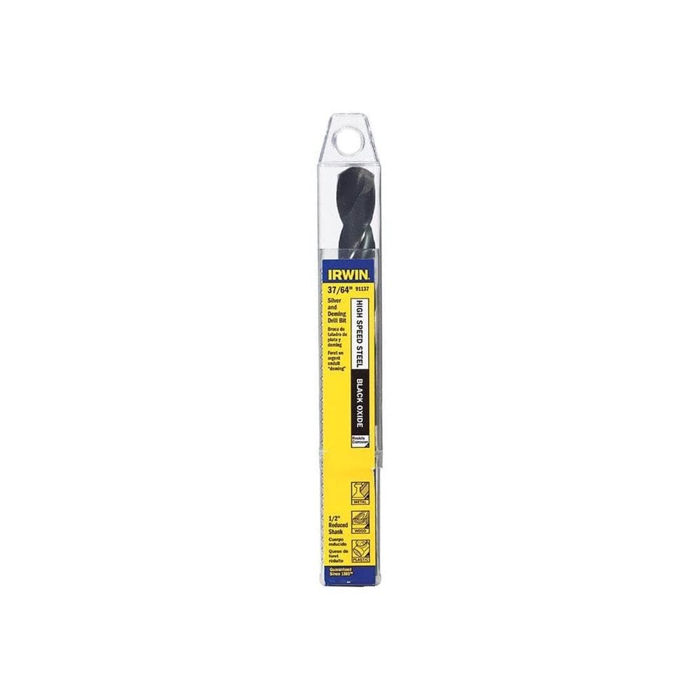 Broca IRWIN 37/64” (14,68 mm) de aço de alta velocidade, óxido preto