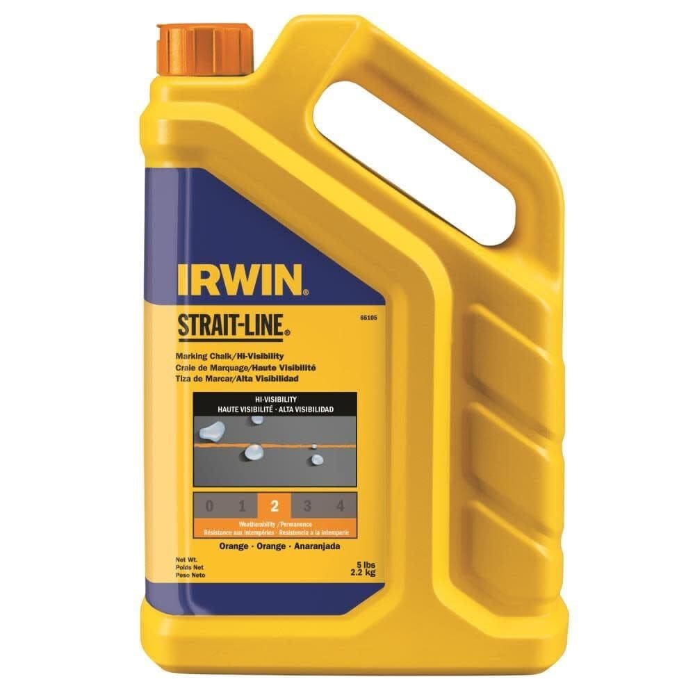 Giz de marcação IRWIN STRAIT-LINE 2,13 kg Laranja fluorescente