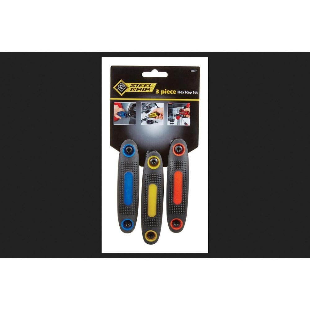 Chave ACE TRADING-GREAT STAR Steel Grip dobrável, 3 peças