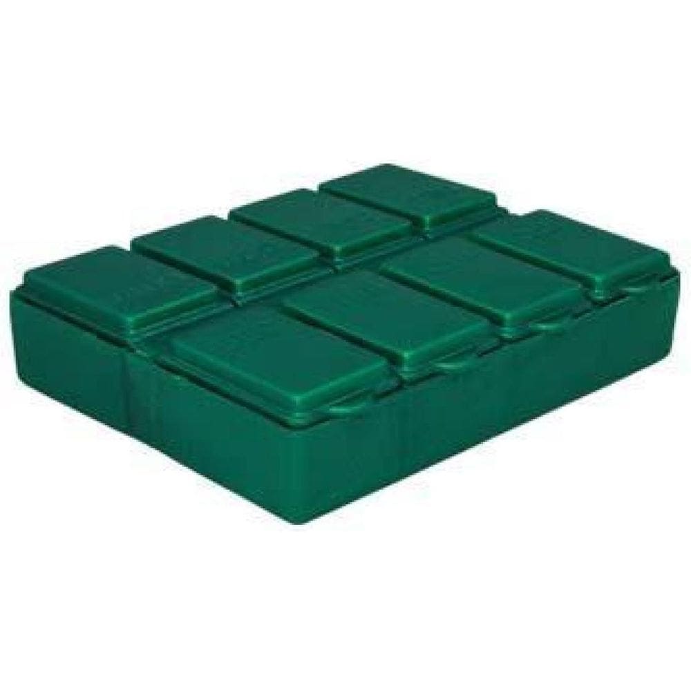 Kit 4 Porta Comprimido Verde Plástico