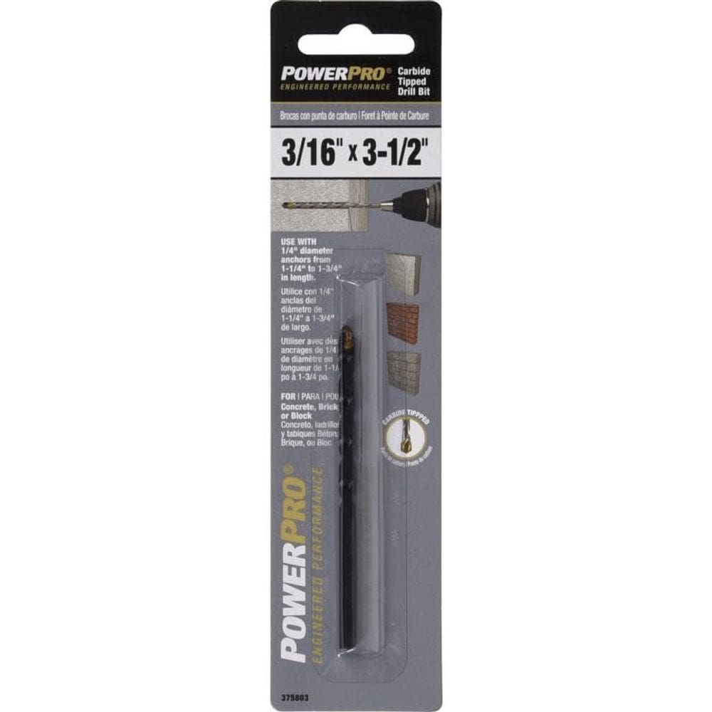 Broca Hillman 3/16” x 8,9 cm com ponta de metal duro
