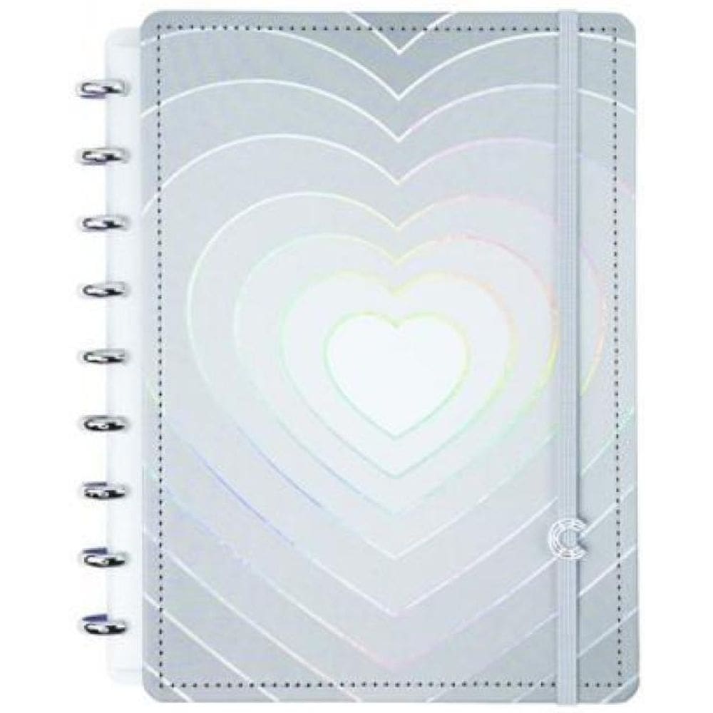 Caderno Inteligente Médio Grey Love - Cimd3305