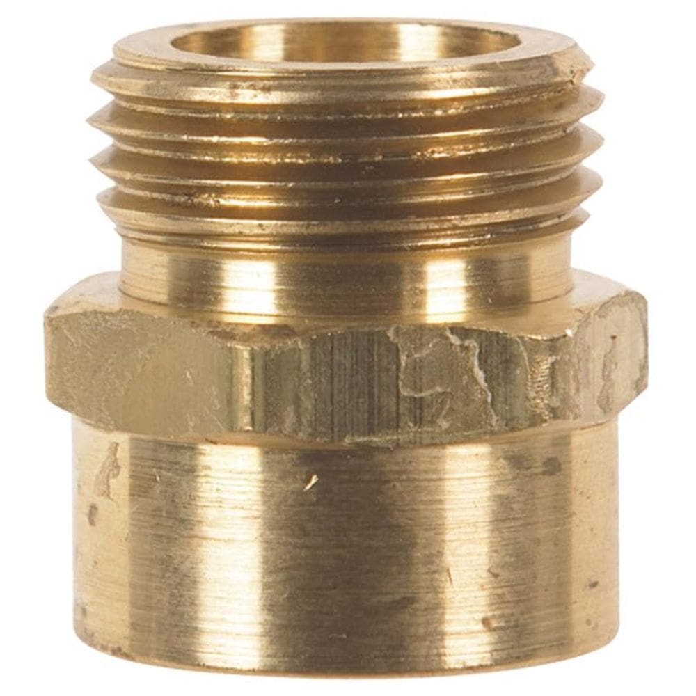 Adaptador de mangueira HOMEPLUS+ Latão 3/4 polegadas D X 3/4 polegadas D