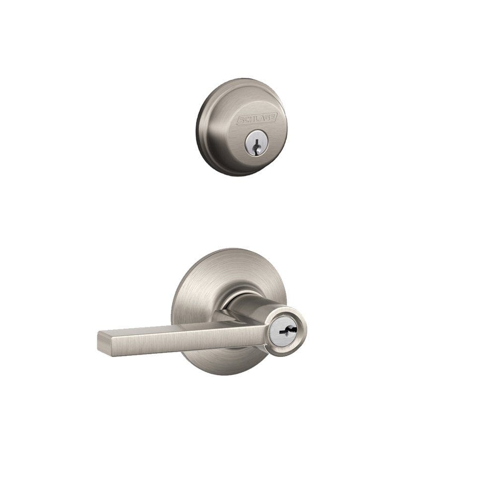 Conjunto de fechadura e entrada com chave SCHLAGE FB50N V LAT 619