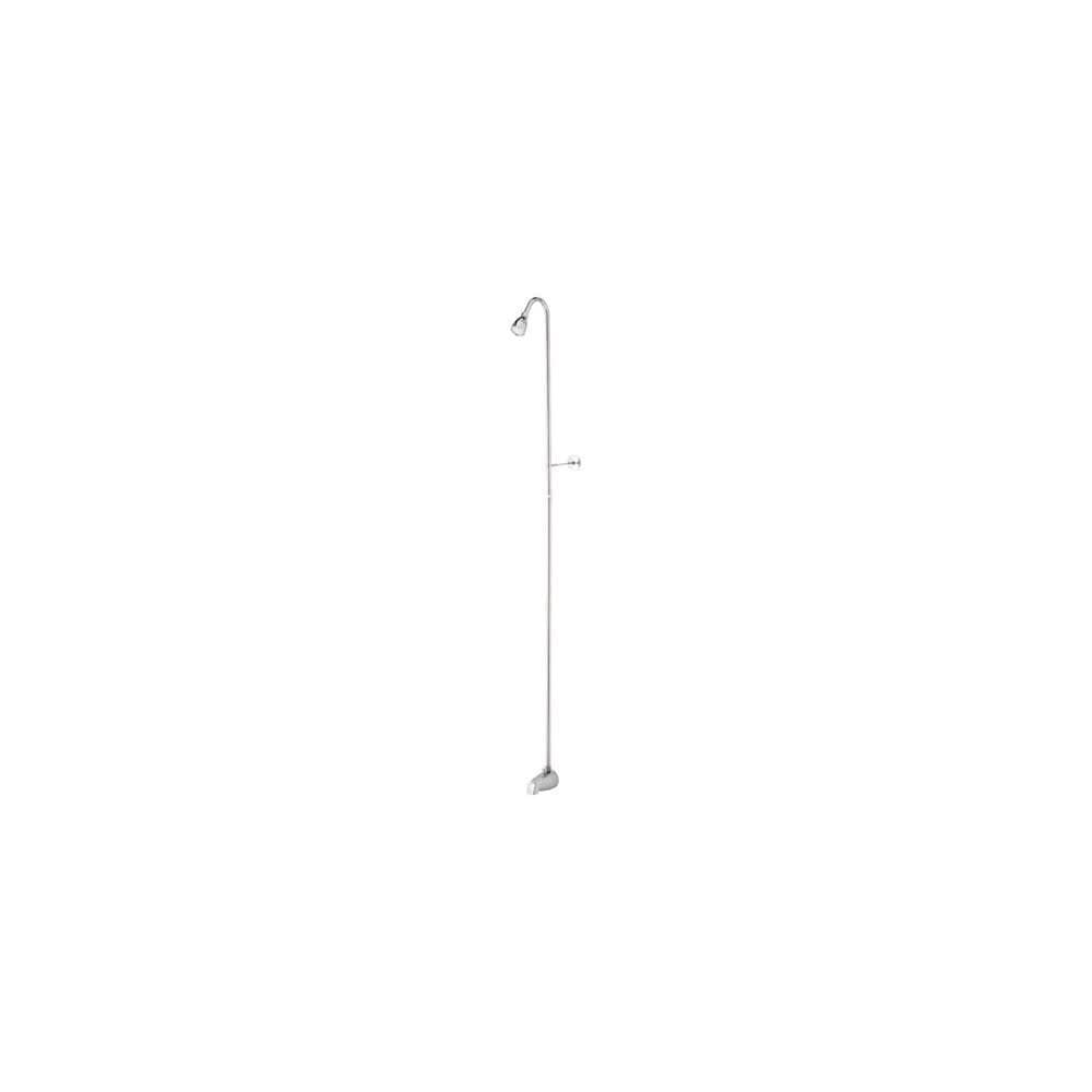 Kit de chuveiro utilitário Homewerks 3070-260-CH-B Chrome