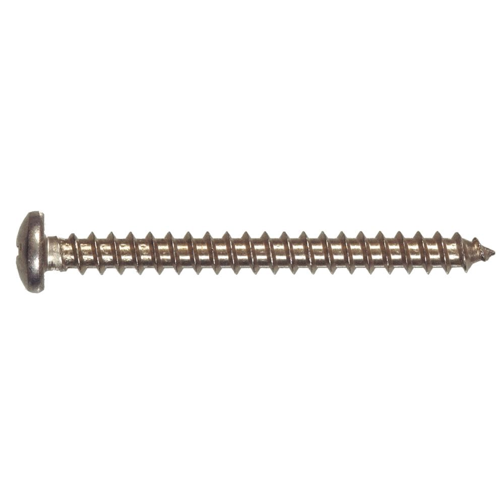 Parafuso Hillman 3,5 cm x 4 cm, cabeça de panela de aço inoxidável, 100 unidades