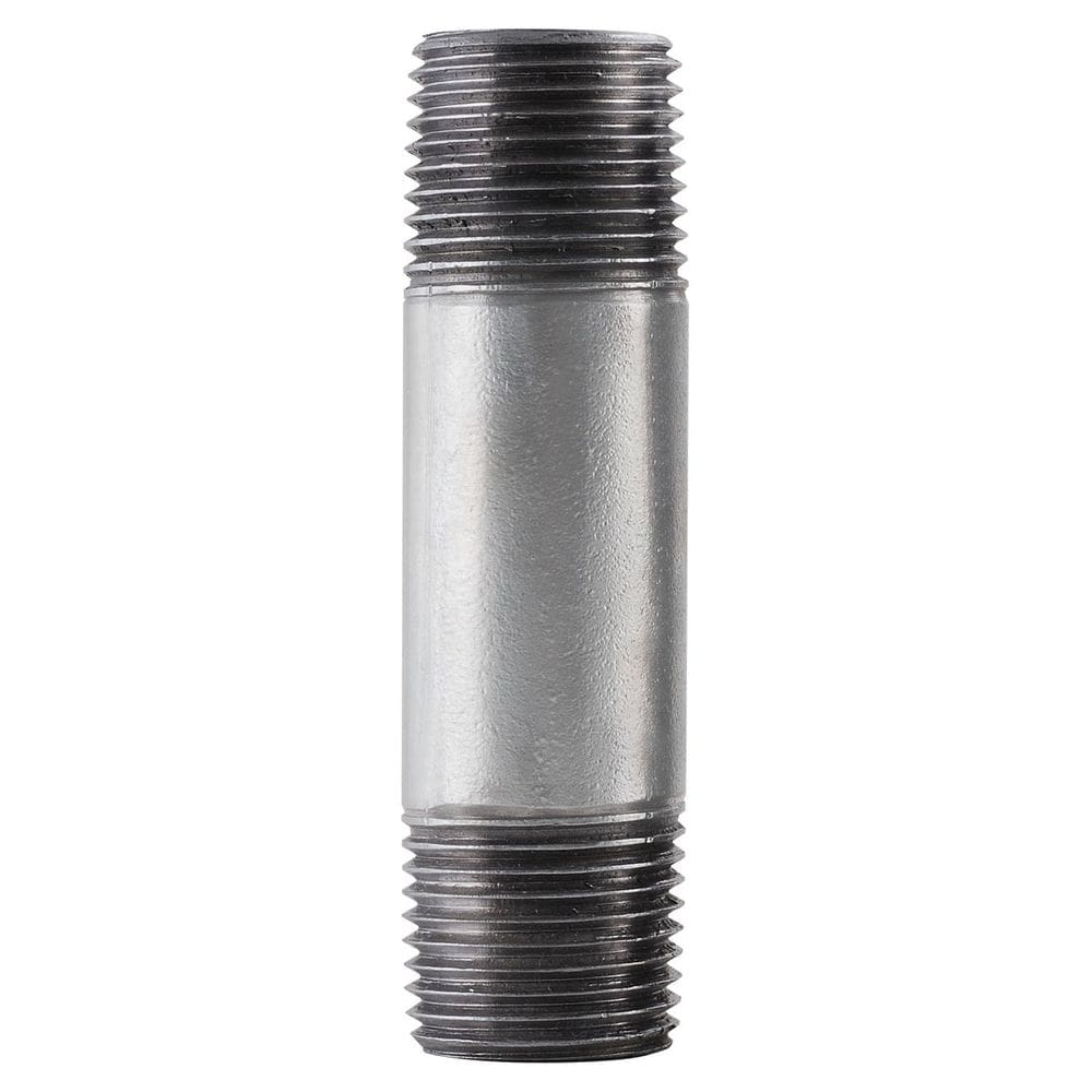 Encaixe de tubulação para tubos LDR Industries Nipple Galvanized Steel 9 cm