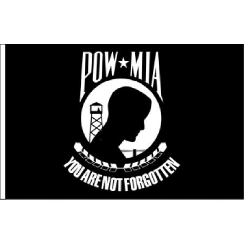 Banner Betsy Flags POW/MIA Bandeira militar dos EUA 91x152 cm