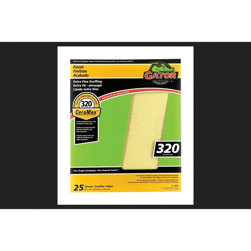 Lixa de cerâmica Ali Industries Gator CeraMax 320 Grit