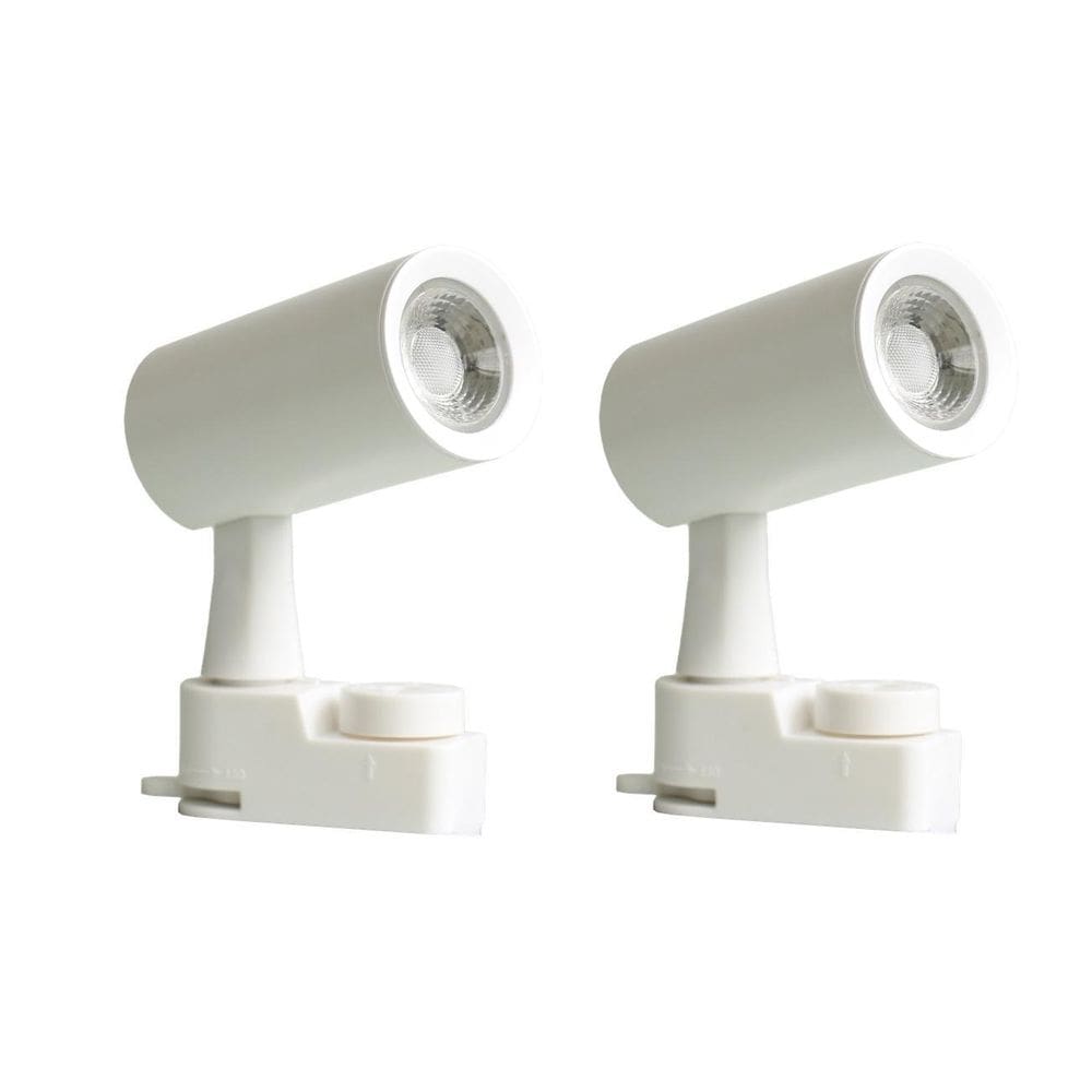 Kit Com 2 Spot Led Para Trilho 6W 2700K Luz Amarela Ecoforce