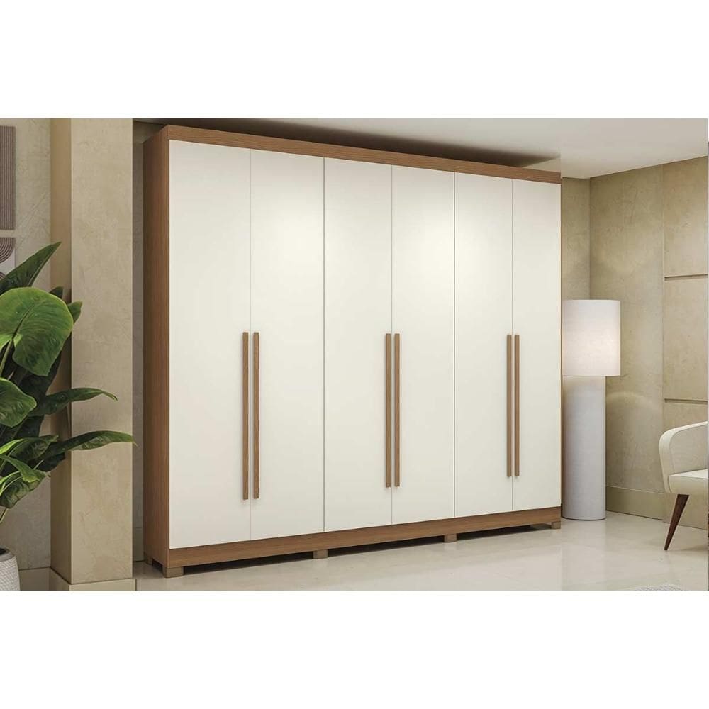 Guarda Roupa Casal 6 Portas e 3 Gavetas c/ | Extra