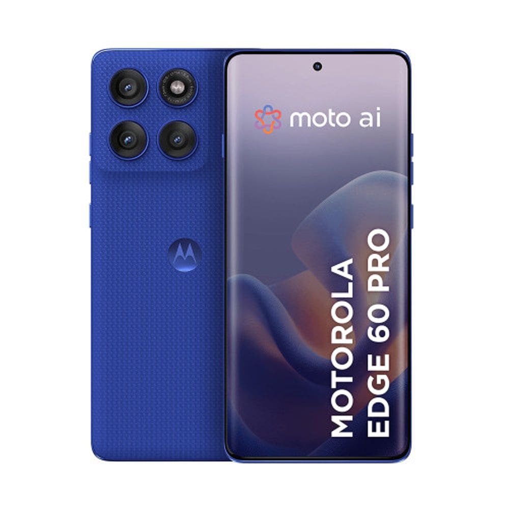 Smartphone Motorola Edge 60 PRO 5G 256GB 24GB 12GB RAM+12GBTela Quad-Curve moto AI 50MP Sony Câmera IP68 + IP69