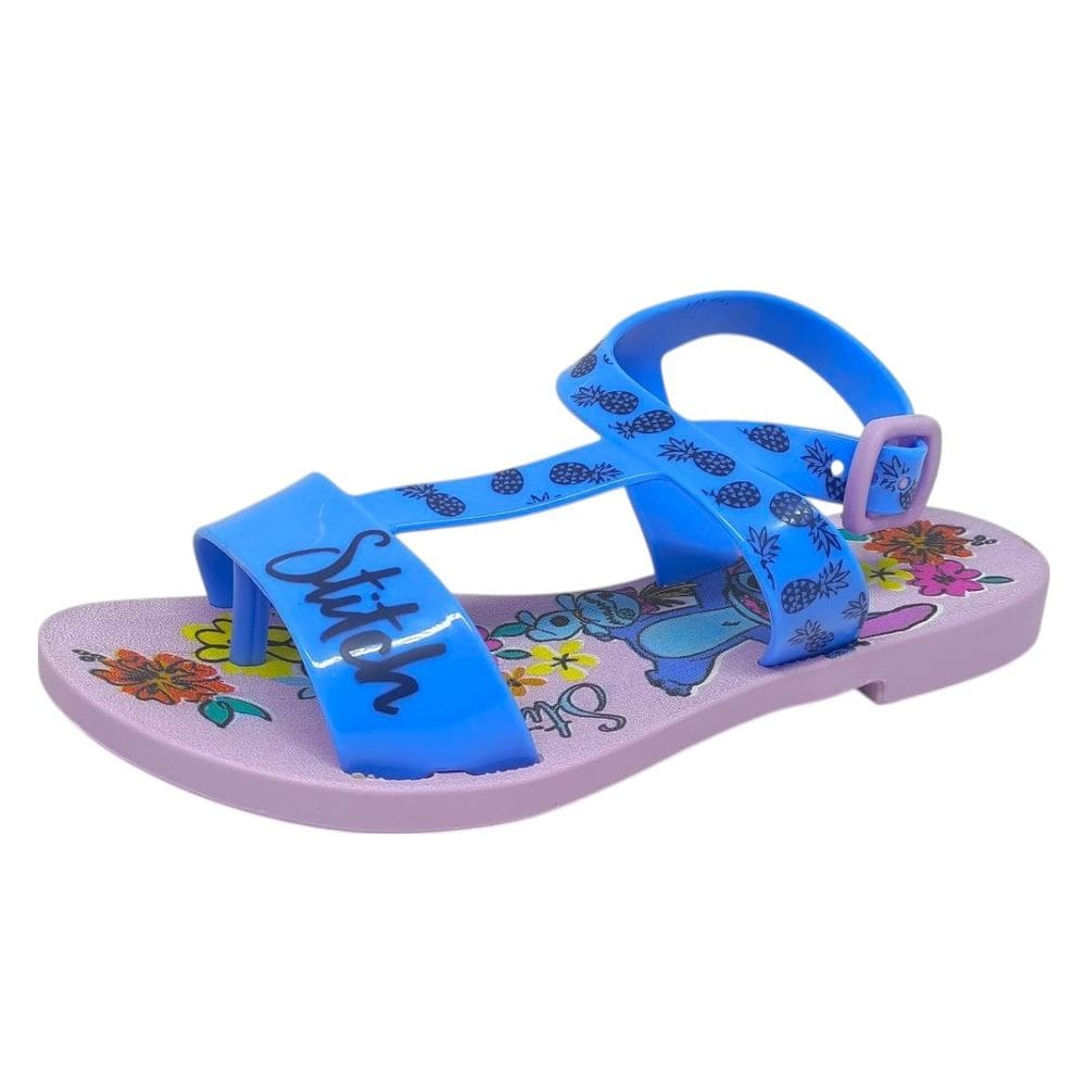 Sandália Infantil Menina Rasteira Disney Dreams Stitch