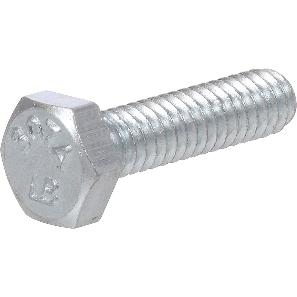 Parafuso hexagonal Hillman 1/2” x 3,8 cm revestido de zinco grau 2