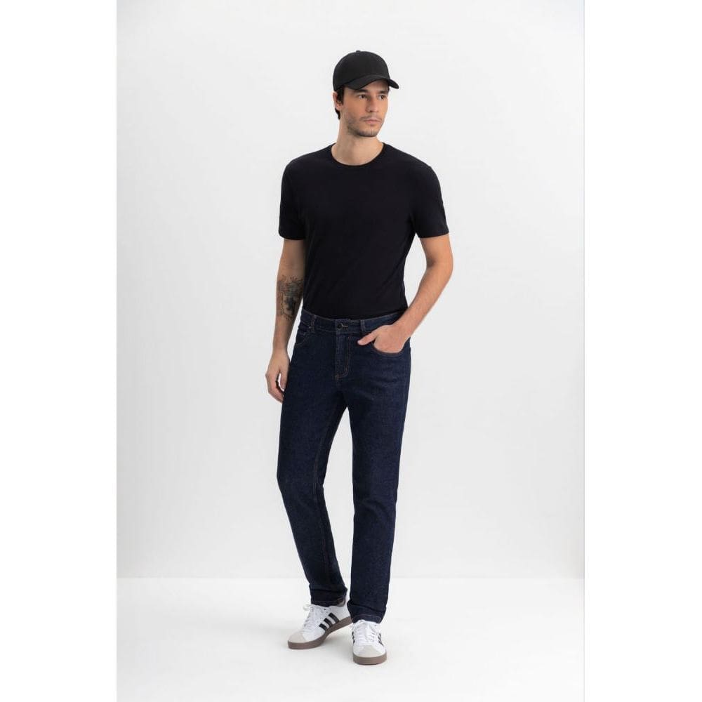Calça Jeans Masculina Essendi Azul Escuro
