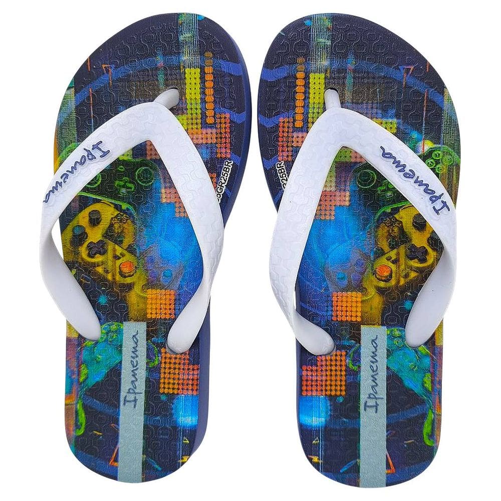 Chinelo de Dedo Infantil Menino Dia a Dia Kids Temas Ipanema