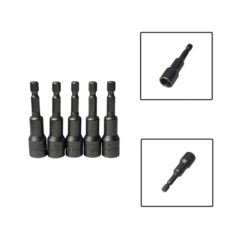 Jogo Soquete Sextavado 3/8X65mm Cromo Vanádio 5 pçs