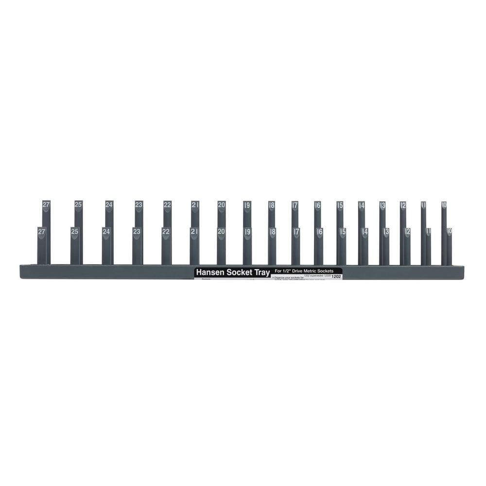 Suporte de soquete Hansen Global 1/2” Drive Metric Tray