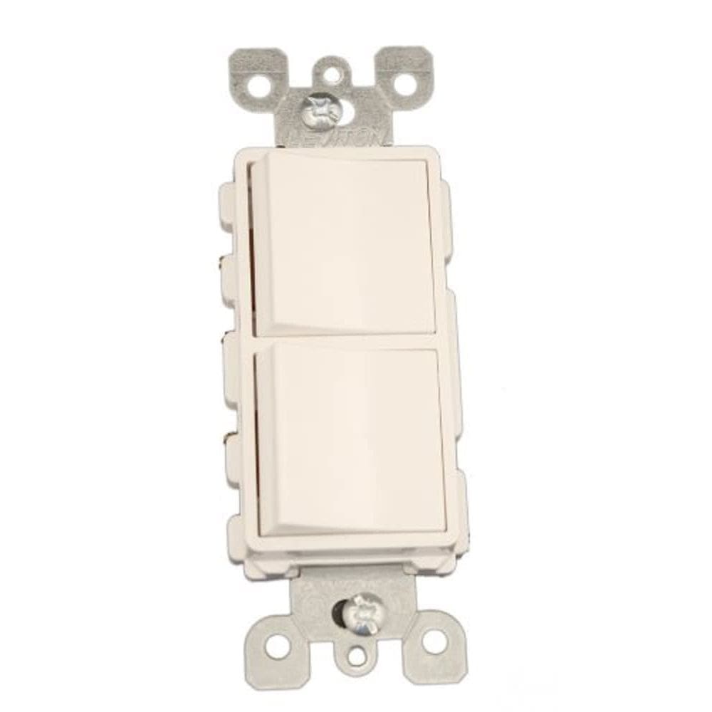 Interruptor Leviton Decora 15A 120/277V de um pólo/3 vias 5641-W