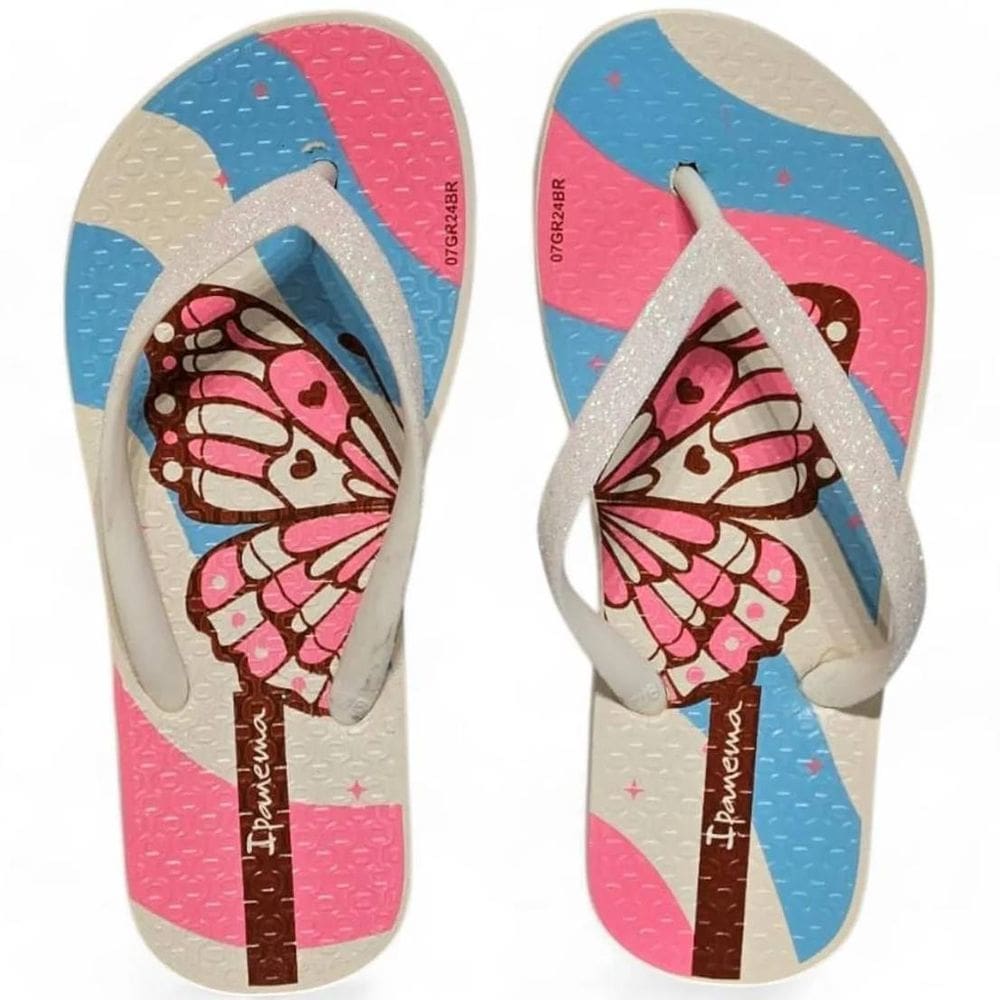 Chinelo Infantil Menina Delicado Garden Shine Ipanema