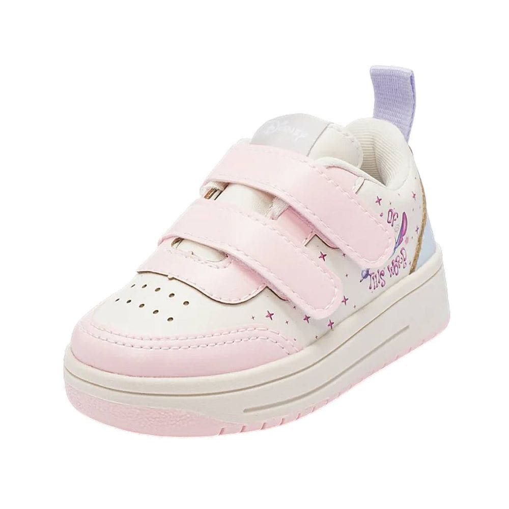 Tênis Disney Infantil Menina Autocolante Acolchoado Stitch