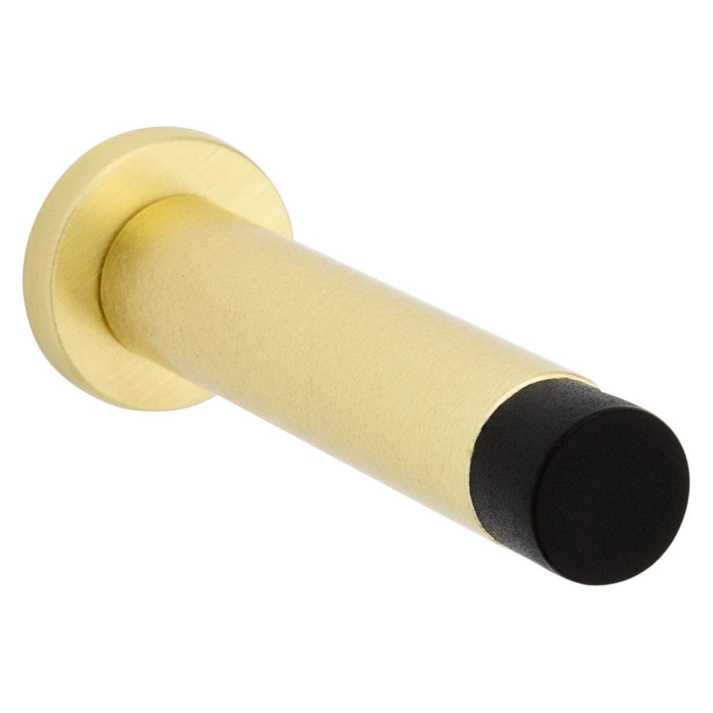 Batente de porta National Hardware N830-523 7,5 cm dourado escovado preto