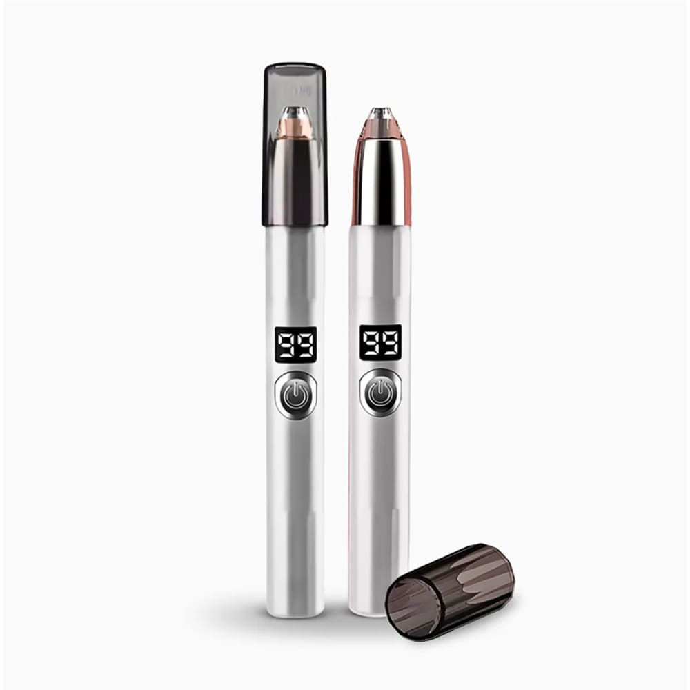 Depilador Elétrico Portátil Formato Caneta sem dor BRANCO