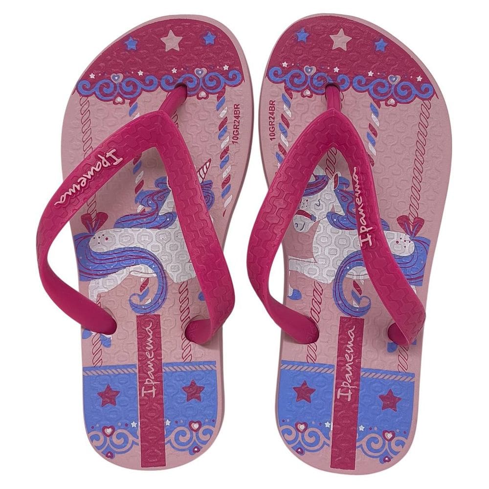 Chinelo de Dedo Infantil Menina Leveza Ipanema Kids Fantasia
