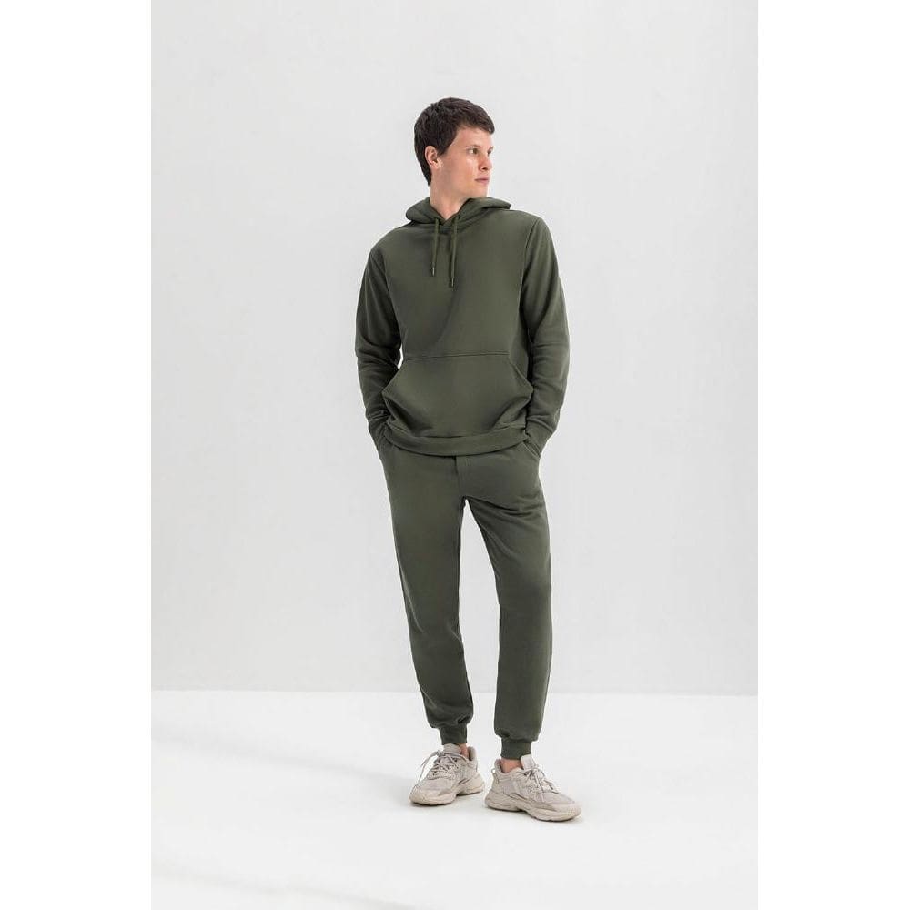 Calça Jogger Moletom Masculino Essendi Verde Escuro