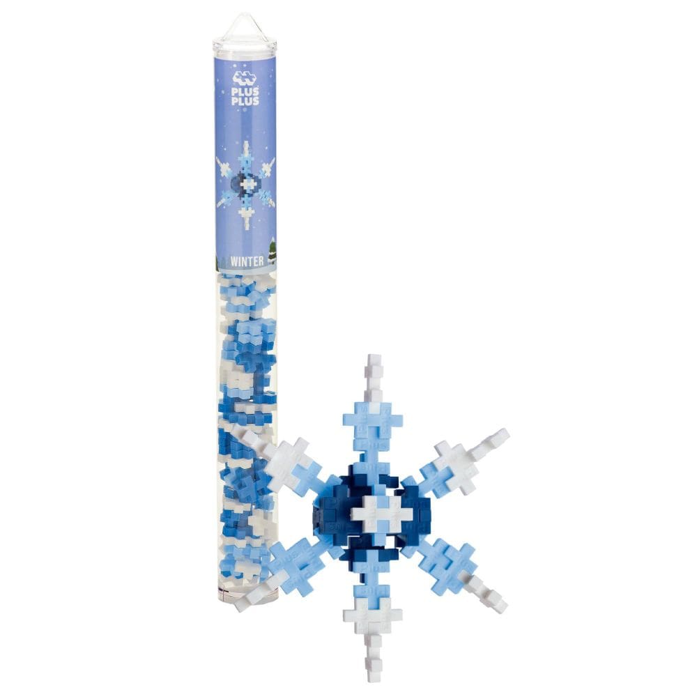 Conjunto de blocos de construção de quebra-cabeça 3D PLUS Snowflake 70 peças