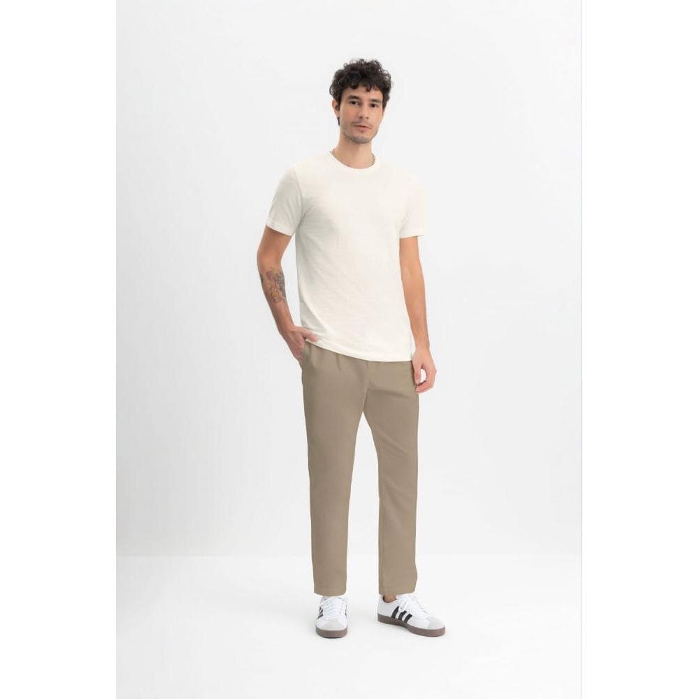 Calça masculina em viscose Essendi VERDE ESCURO