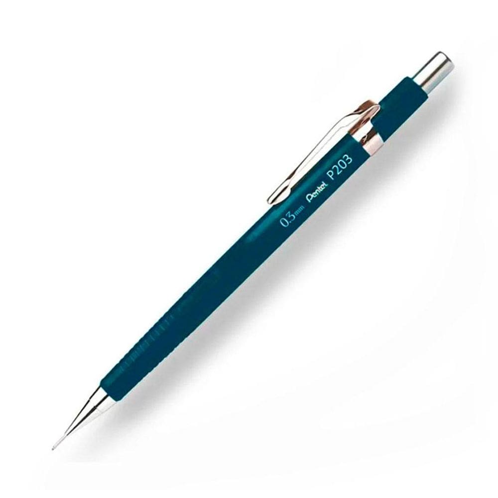 Lapiseira 0.3mm P203 Japonesas Aitetsuirô Azul - Pentel