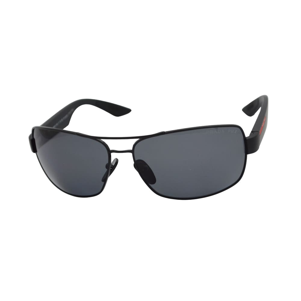 óculos de sol Prada Linea Rossa mod sps50z 1ab-02g polarizado