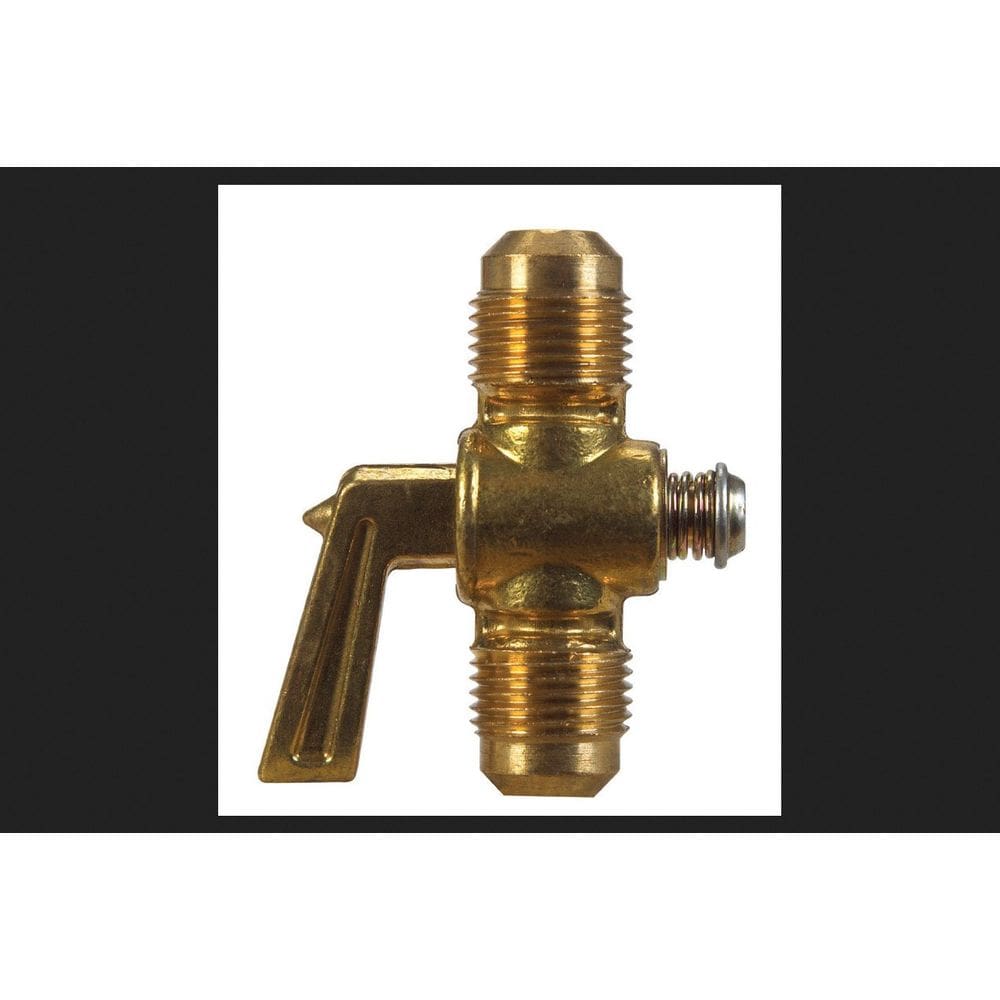 Válvula Tapón de Tierra JMF 3/8” Bronce con Abocardado 30 Psi
