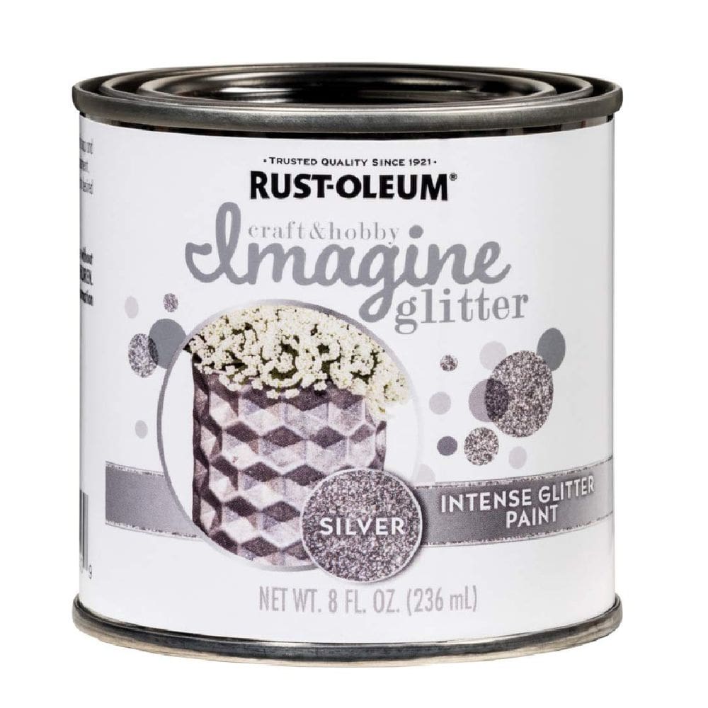 Pintura Rust-Oleum 345699 Silver Intense Glitter 236 ml
