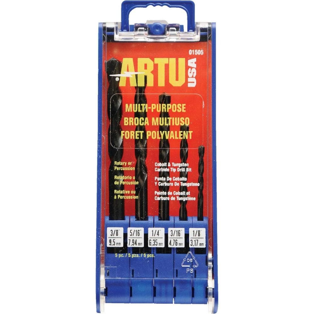 Conjunto de brocas ARTU-USA de 5 peças multiuso