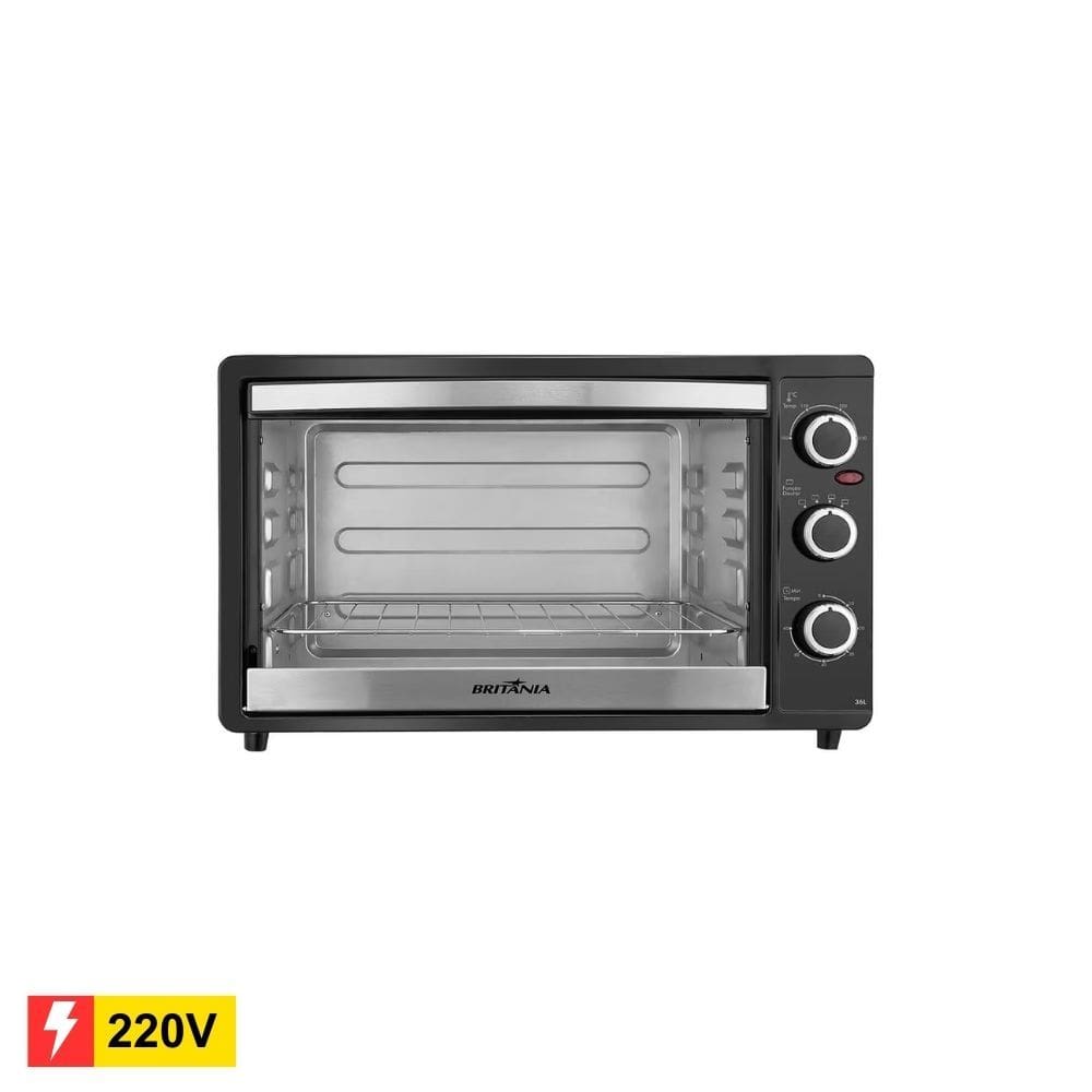 REEMBALADO: Forno Elétrico Britânia BFE41P 36L 1500W Preto - 220V